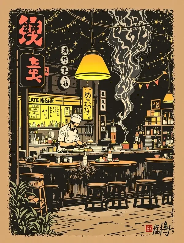 包子漫画-深夜食堂异闻-漫画封面