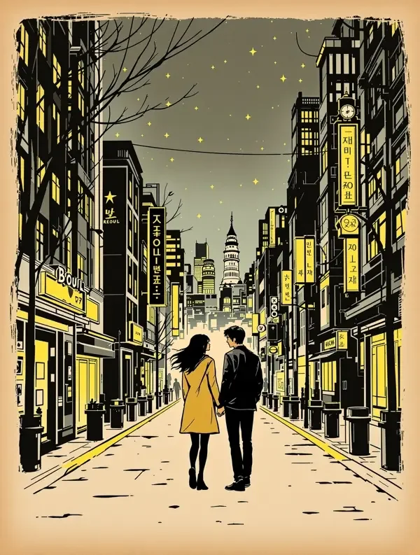 包子漫画-首尔恋爱进行时-漫画封面